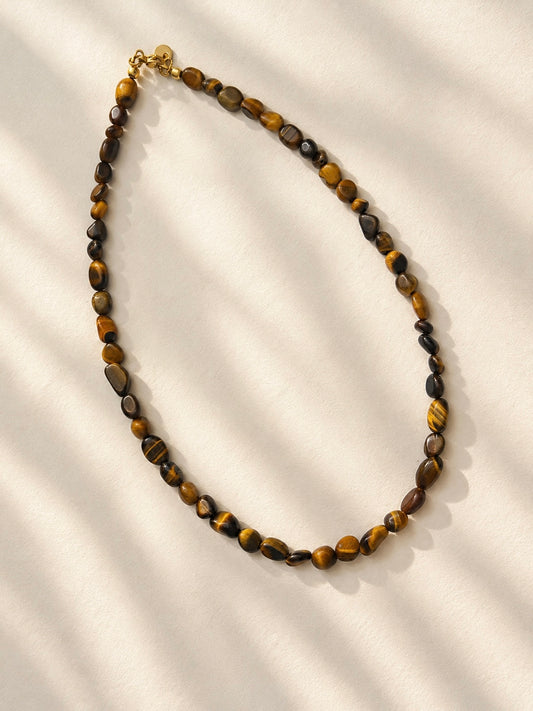 Slow Sundays - tiger’s eye necklace