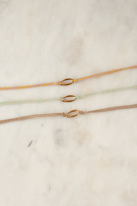 Living by intentions - bracelet (blue)