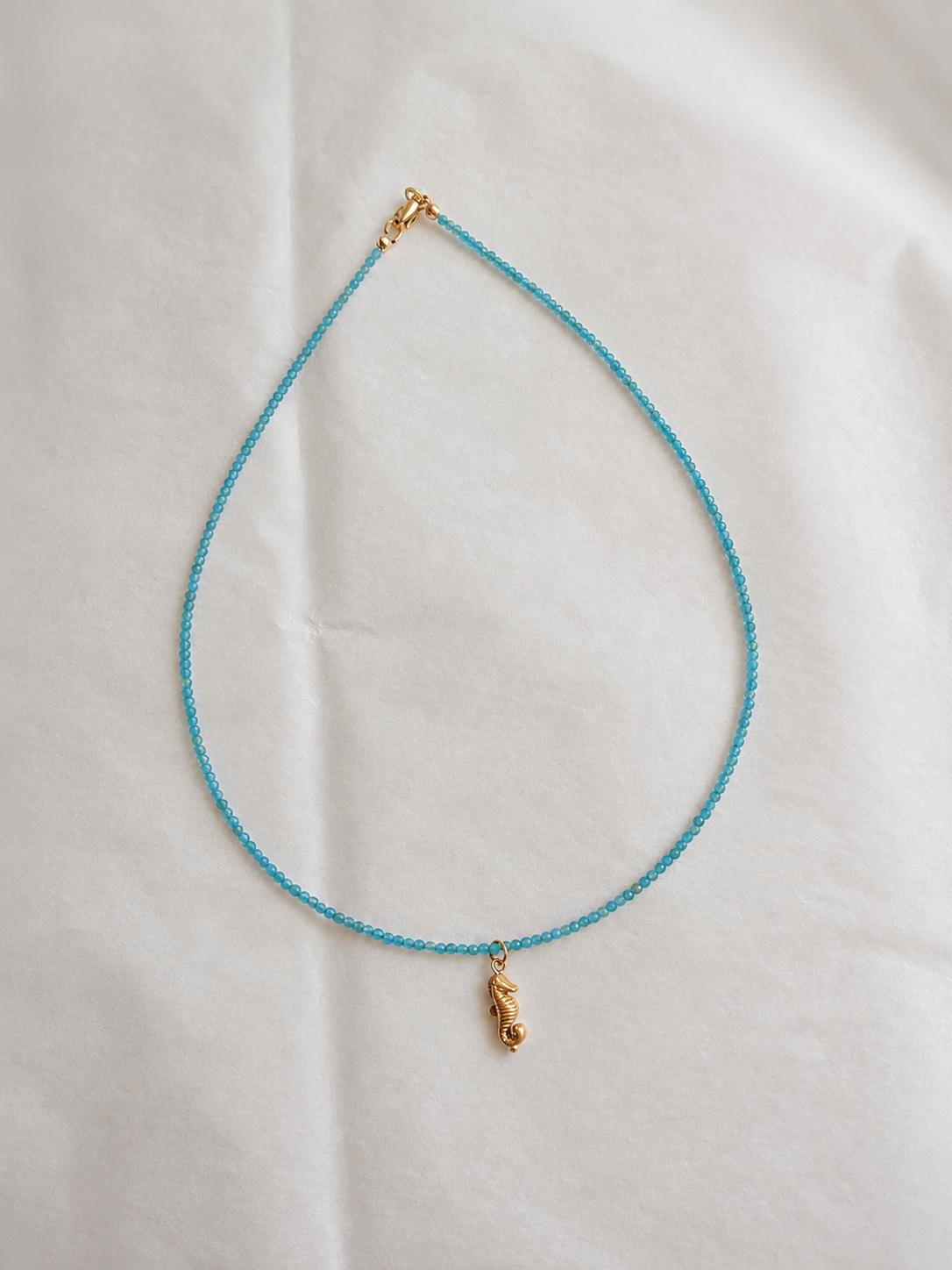 Never loose your sense of wonder - apatite necklace