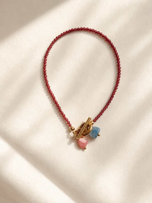 Everyday Magic - garnet bracelet