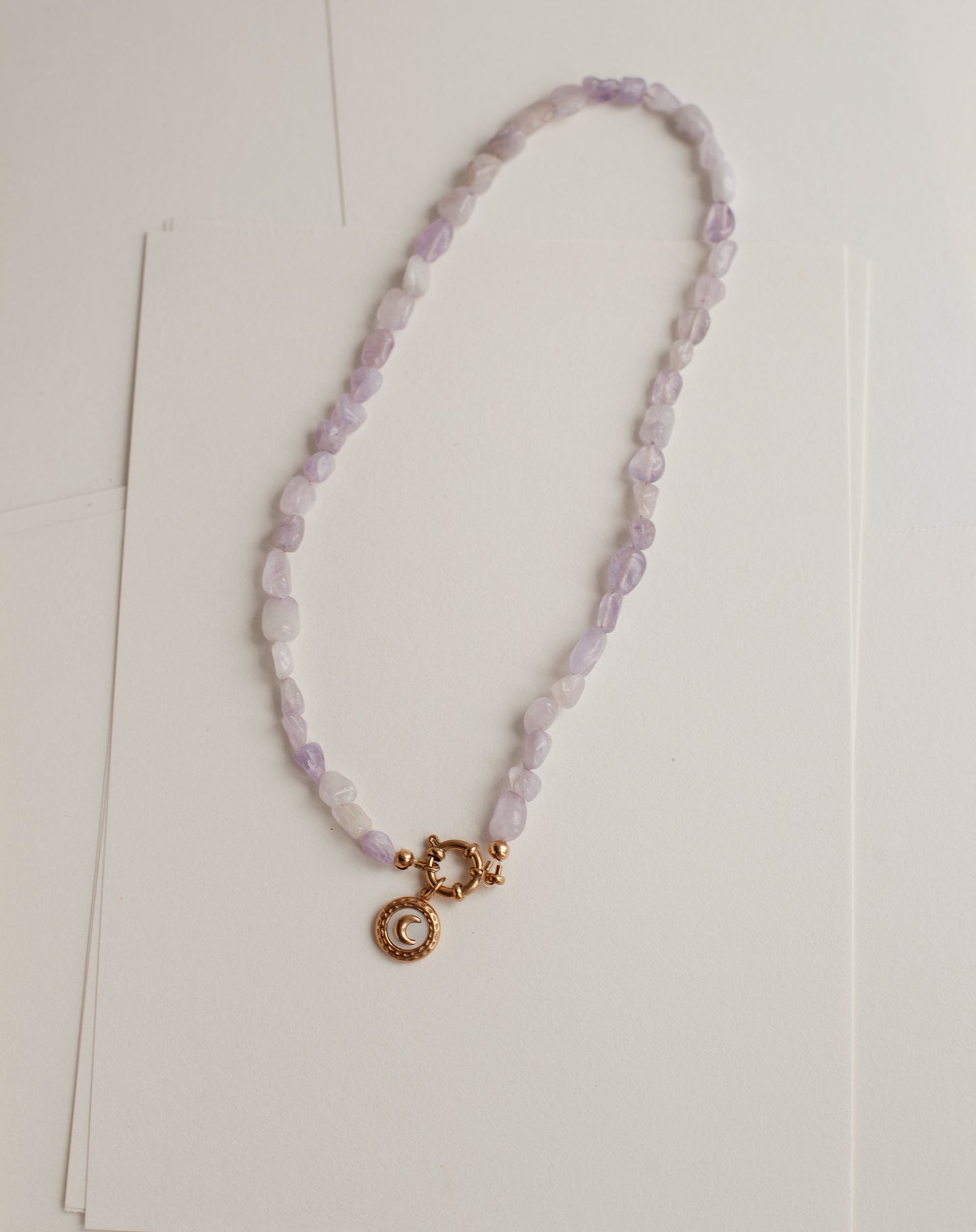 Aligned with Life’s Cycles - amethyst necklace