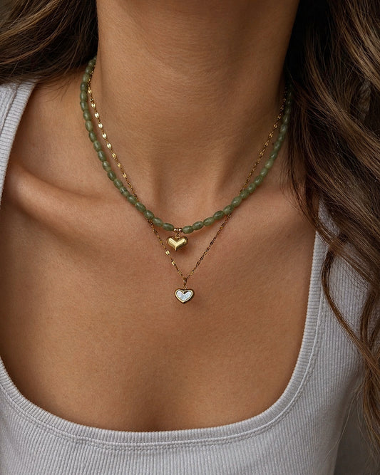 An open heart attracts miracles - necklace