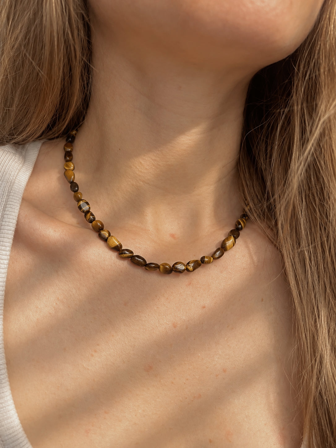 Slow Sundays - tiger’s eye necklace