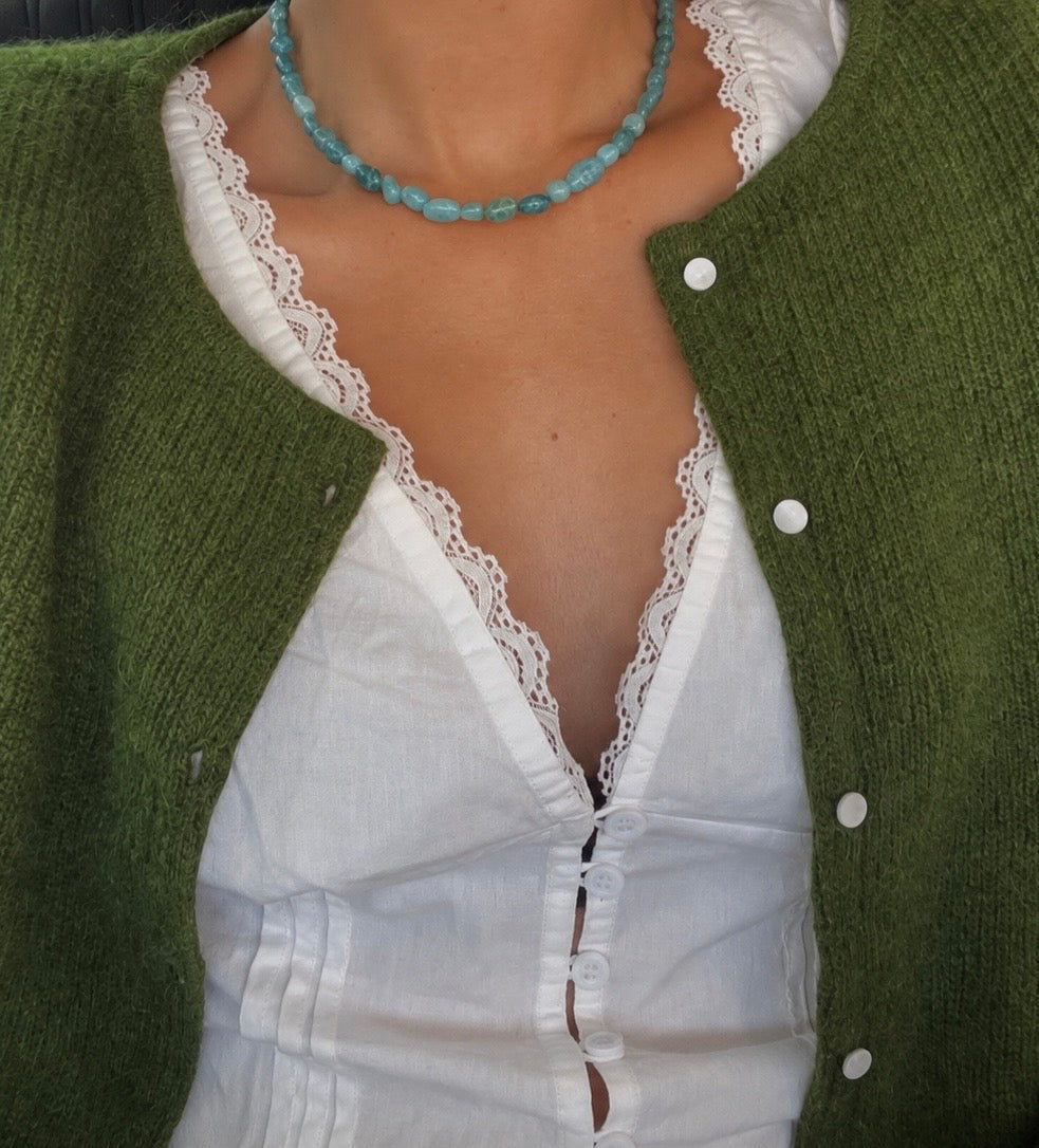 Somewhere Peaceful - amazonite necklace