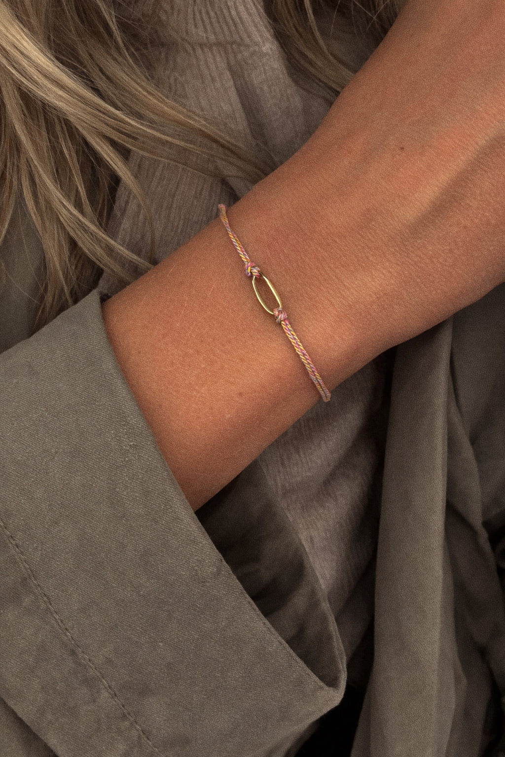 Living by intentions - bracelet (pink)