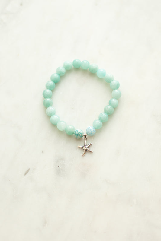 Serene jade - bracelet (925 silver)
