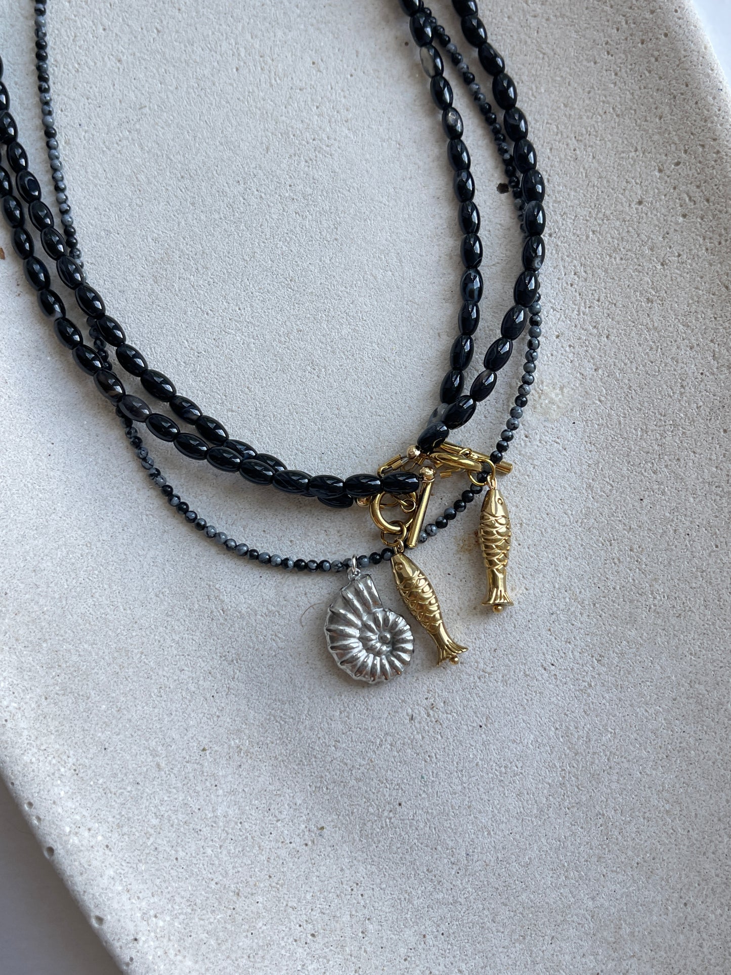 Abundant mindset - agate necklace