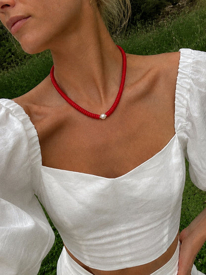 Renewed spark necklace