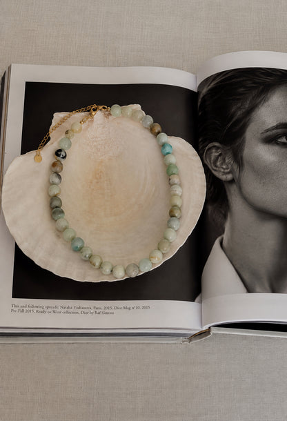 The Art of Being Yourself - amazonite necklace