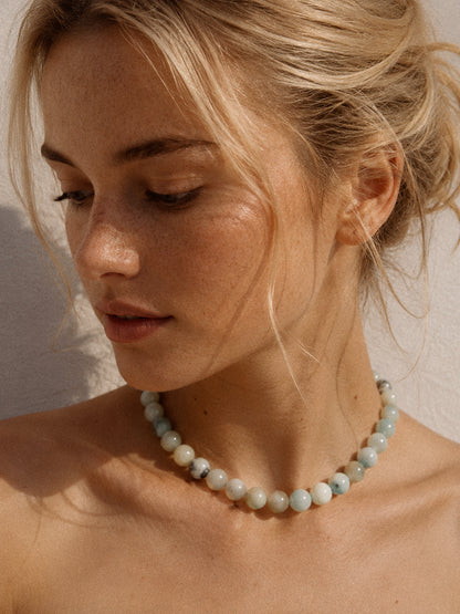 The Art of Being Yourself - amazonite necklace