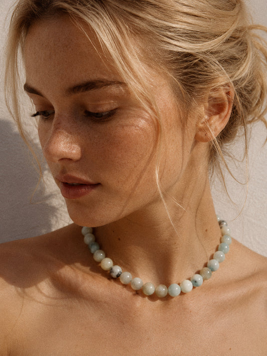 The Art of Being Yourself - amazonite necklace