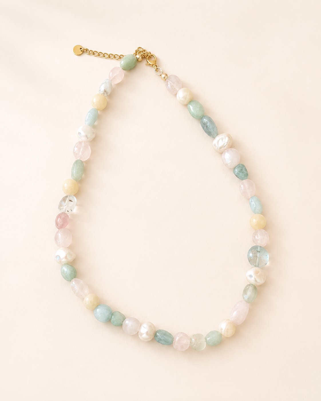 Earned wisdom - morganite necklace