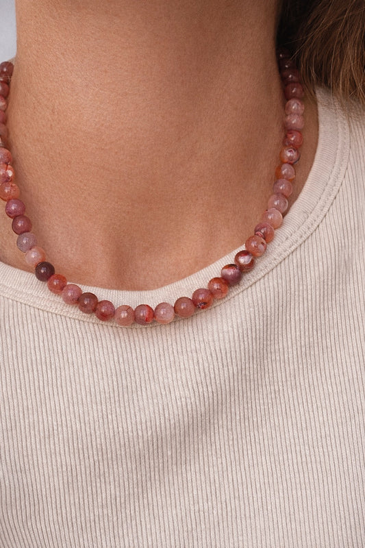 Loving life again - agate necklace