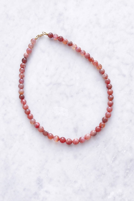 Loving life again - agate necklace