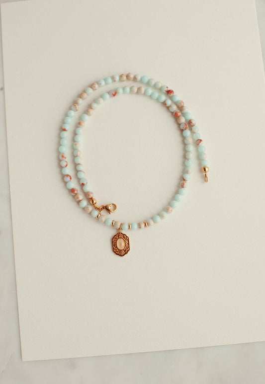 Glimpse of paradise - necklace (light turquoise)