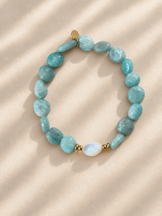 A Beautiful Place to Be - amazonite bracelet