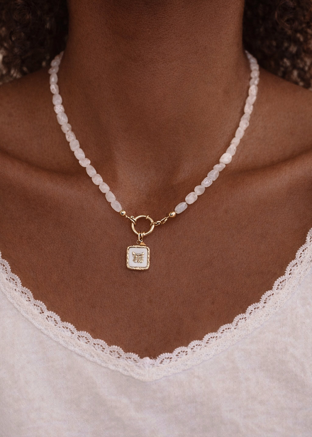 Otherworldly - moonstone necklace