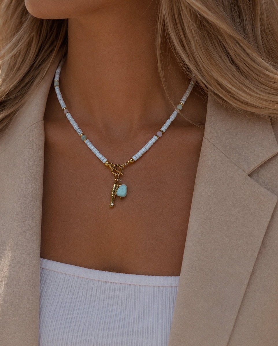 New Opportunities - howlite necklace