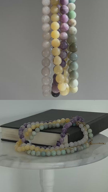 Lover - rose quartz necklace