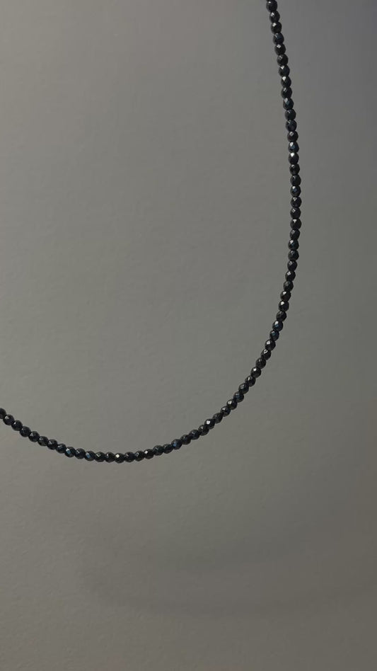 Presence over pressure - hematite necklace